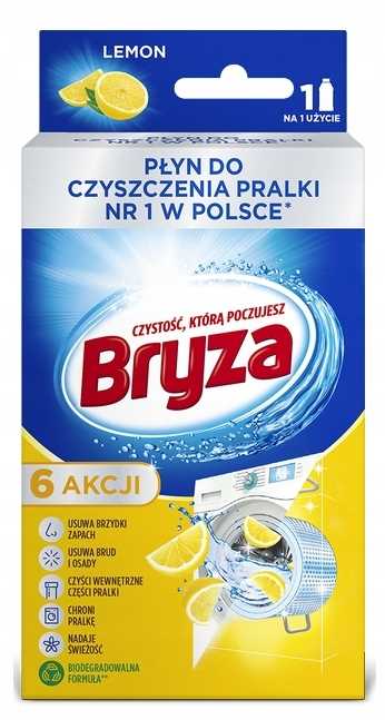 Bryza PŁYN DO CZYSZCZENIA PRALKI LEMON 250ml