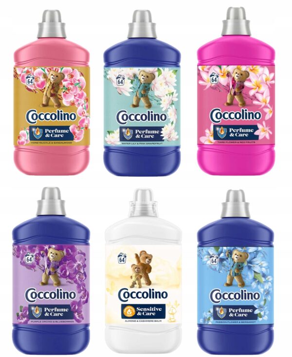 Zestaw 6 Płynów Coccolino Perfume&Care MIX 6 x 1600ml - obrazek 4