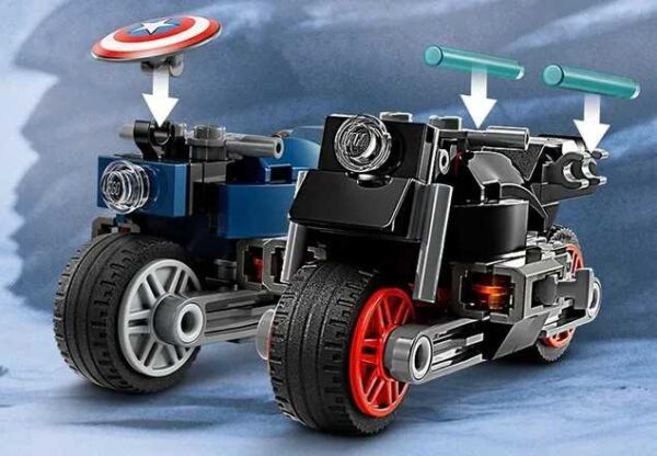 76260 - LEGO Super Heroes - Motocykle Czarnej Wdowy i Kapitana Ameryki - obrazek 10