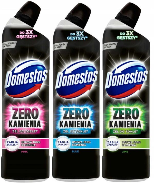 Zestaw 3x 750ml Domestos Zero Kamienia