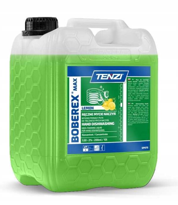 TENZI BOBEREX MAX Lemon 5L. Płyn Do Mycia Naczyń