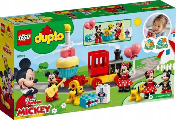 10941 - LEGO DUPLO - Urodzinowy pociąg myszek Miki i Minnie - obrazek 9