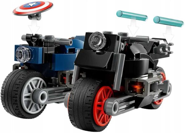 76260 - LEGO Super Heroes - Motocykle Czarnej Wdowy i Kapitana Ameryki - obrazek 5