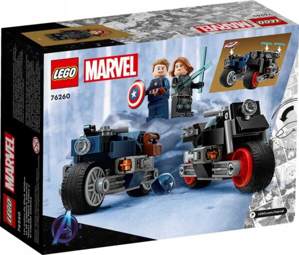 76260 - LEGO Super Heroes - Motocykle Czarnej Wdowy i Kapitana Ameryki - obrazek 7