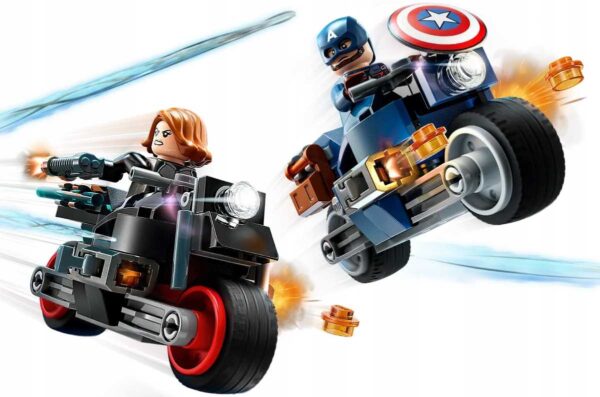 76260 - LEGO Super Heroes - Motocykle Czarnej Wdowy i Kapitana Ameryki - obrazek 4