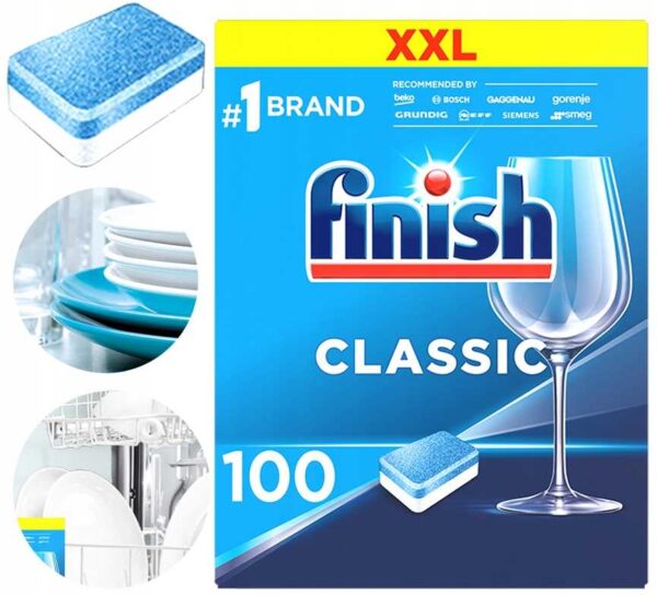 FINISH Tabletki Classic 100 cytrynowe