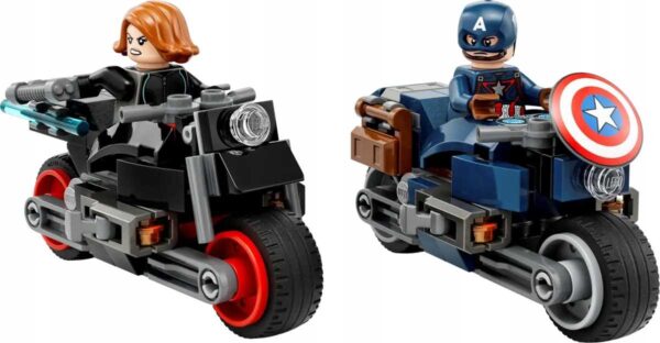 76260 - LEGO Super Heroes - Motocykle Czarnej Wdowy i Kapitana Ameryki - obrazek 3