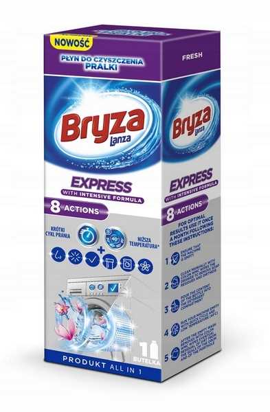 Bryza EXPRESS PŁYN DO CZYSZCZENIA PRALKI 250ml