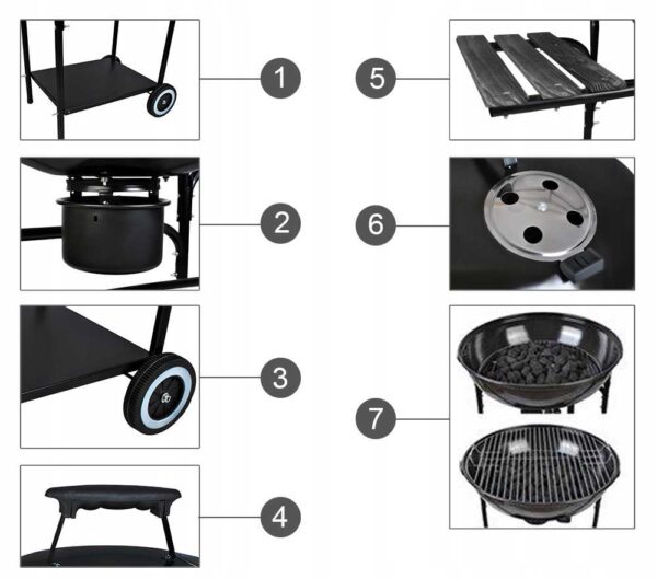 Grill ogrodowy G8056 - obrazek 3