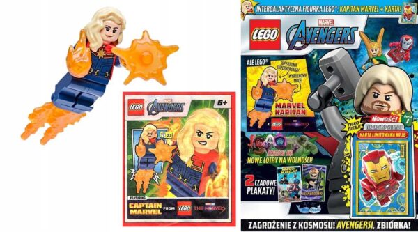 Czasopismo Nr. 06.2023 LEGO Avengers CAPTAIN MARVEL - 242321