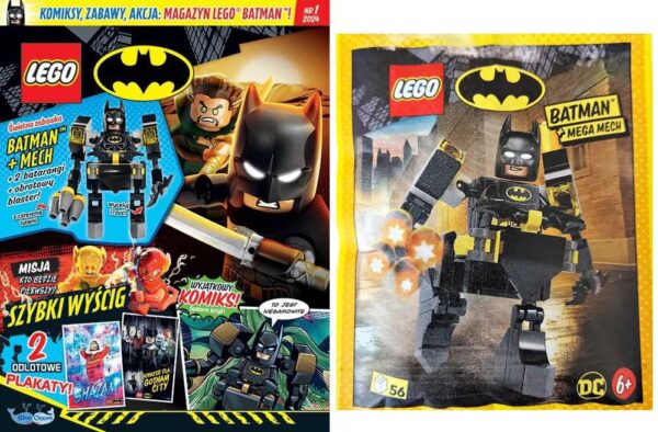 Czasopismo Nr. 01.2024 LEGO Batman MEGA MECH - 212401 - obrazek 3