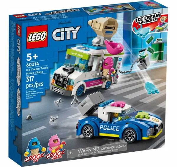 60314 - LEGO City - Policyjny pościg za furgonetką z lodami