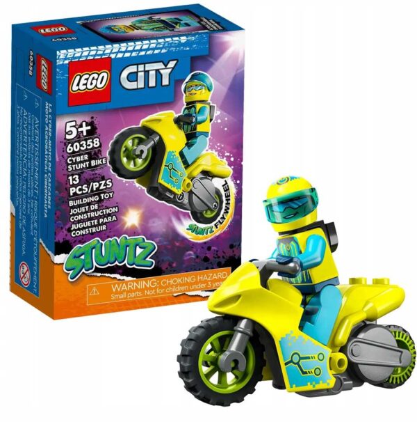 60358 - LEGO City - Cybermotocykl kaskaderski - obrazek 2